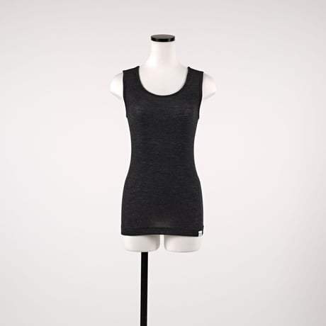 WOOL RIB TANKTOP【CHARCOAL】Size M-L