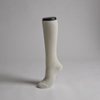 MERINO-WOOL CHEWY HIGH-SOCKS-IVORY