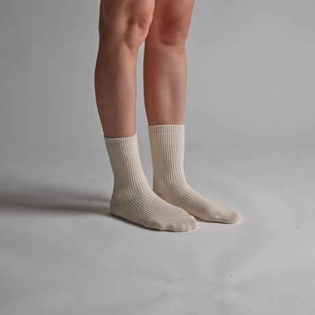 SUVIN-GOLD CHEWY SOCKS-IVORY