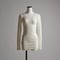 WOOL RIB LONG SLEEVE【IVORY】Size M-L