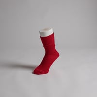 MERINO-WOOL CHEWY SOCKS-RED