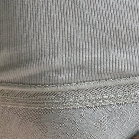 AIRY-COTTON-RIB  TANK-TOP【LIGHT GRAY】