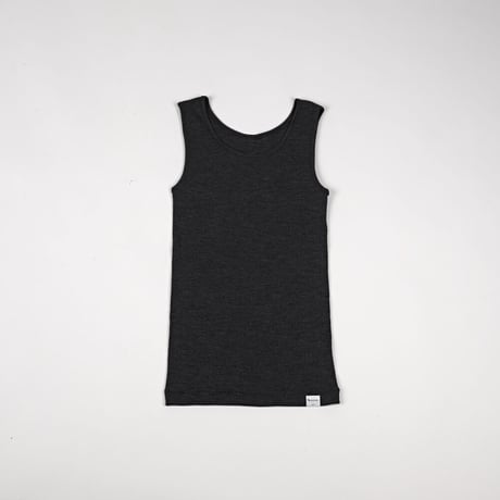 WOOL RIB TANKTOP【CHARCOAL】Size M-L