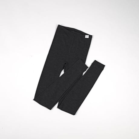 WOOL RIB LEGGINGS【CHARCOAL】Size M-L