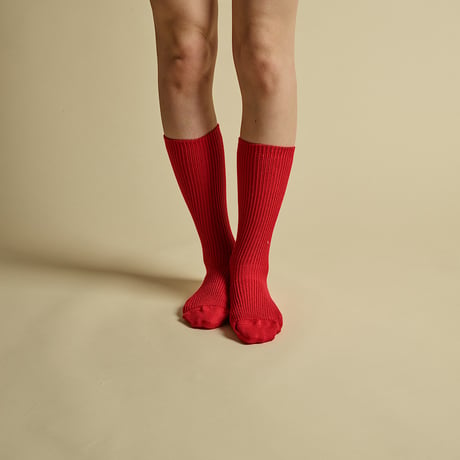 SUVIN-GOLD CHEWY SOCKS-RED