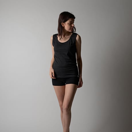 WOOL TENJIKU TANKTOP【CHARCOAL】Size M-L