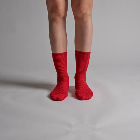 SUVIN-GOLD CHEWY SOCKS-RED