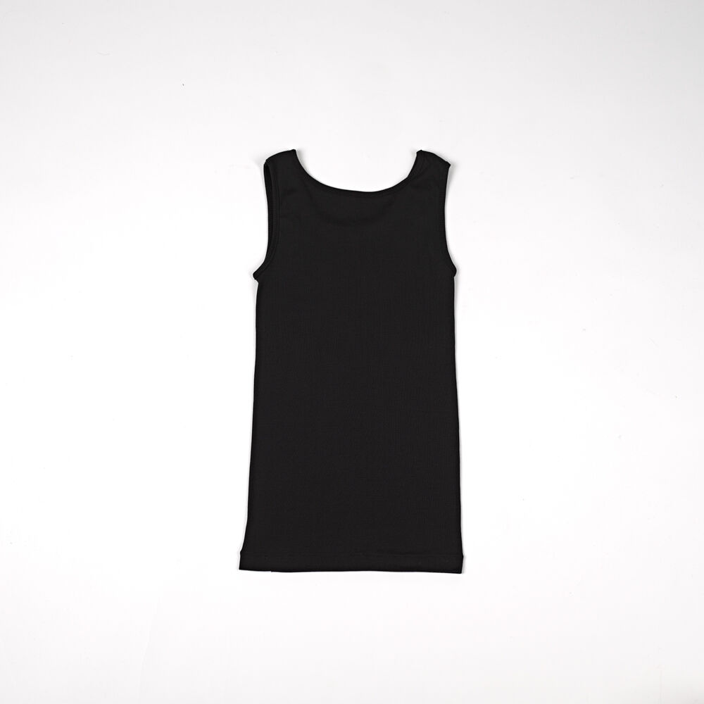 SILK RIB TANKTOP【BLACK】Size M-L | lesbutte