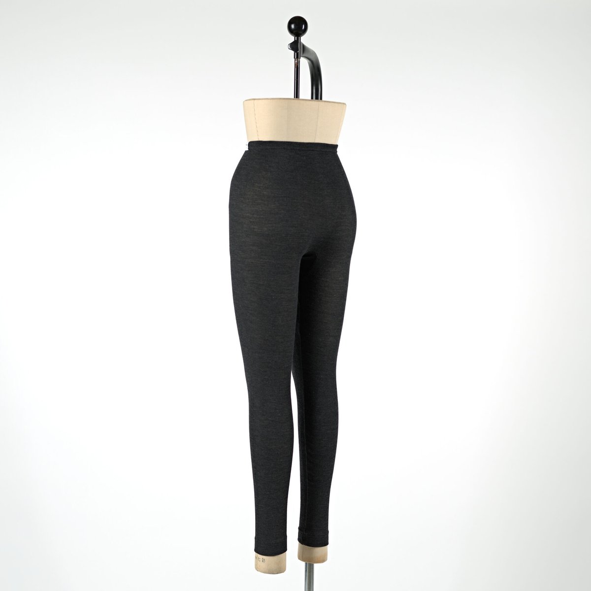 WOOL RIB LEGGINGS【CHARCOAL】Size M-L | lesbutte