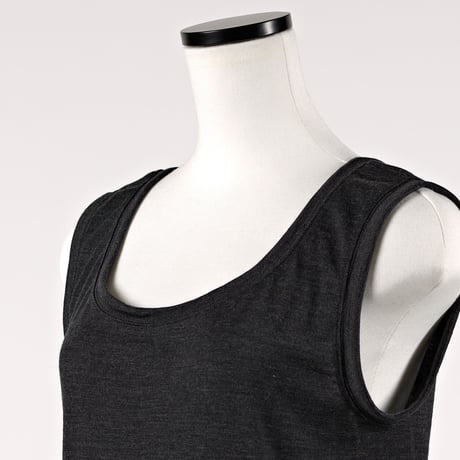 WOOL TENJIKU TANKTOP【CHARCOAL】Size M-L