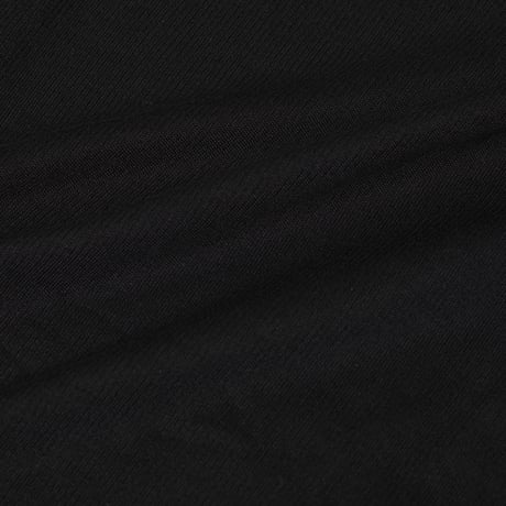 SILK RIB FRENCH SLEEVE【BLACK】Size MｰL