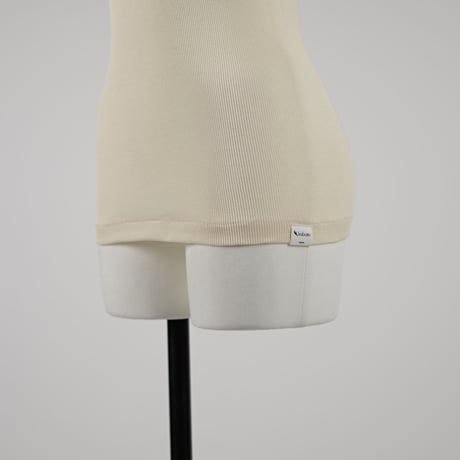 SILK RIB FRENCH SLEEVE【IVORY】Size M-L