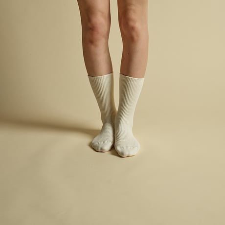 SUVIN-GOLD CHEWY SOCKS-IVORY
