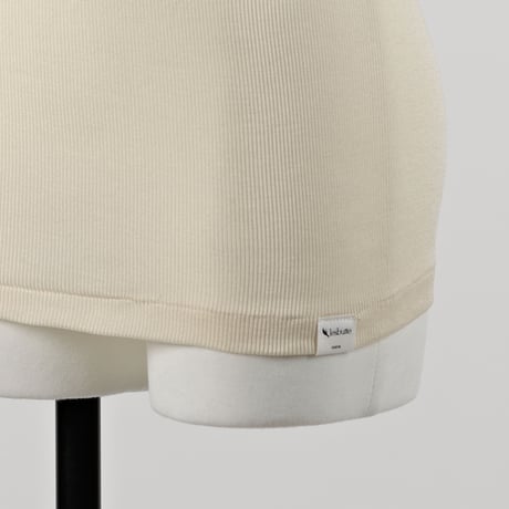 SILK RIB TANKTOP【IVORY】Size M-L
