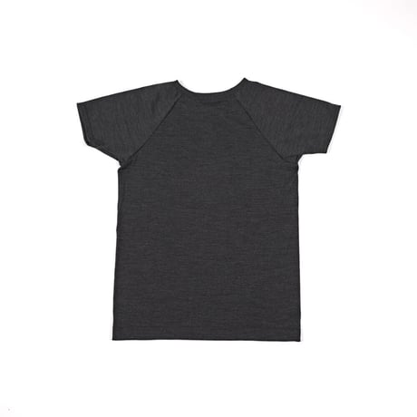WOOL TENJIKU RAGLAN FRENCH SLEEVE【CHARCOAL】Size M-L