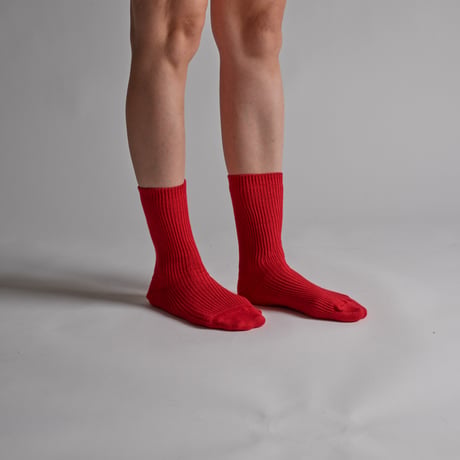 SUVIN-GOLD CHEWY SOCKS-RED