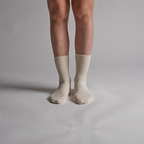 SUVIN-GOLD CHEWY SOCKS-IVORY