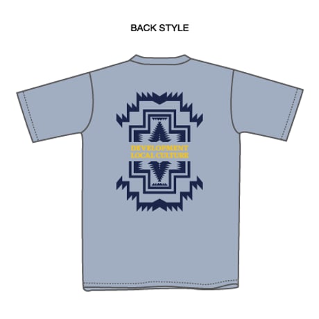 【03】DASサマーTシャツ2026（アシッドブルー×ダークネイビー・サンフラワー）【注文販売/レッスン受取り】