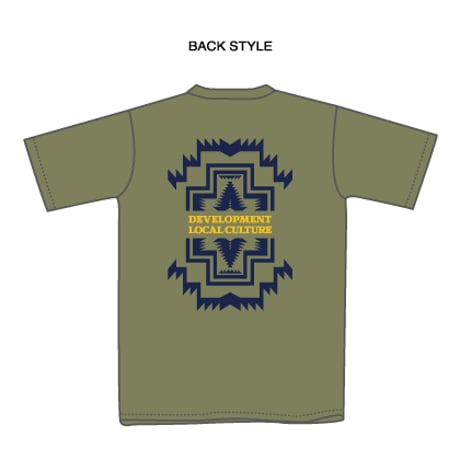 【04】DASサマーTシャツ2026（ライトオリーブ×ダークネイビー・サンフラワー）【注文販売/レッスン受取り】