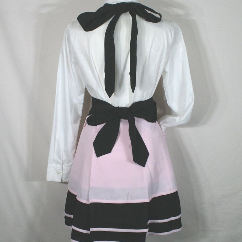 ドレスエプロン レイヤードリボン 日本製 AD0001 | Decorous Japan