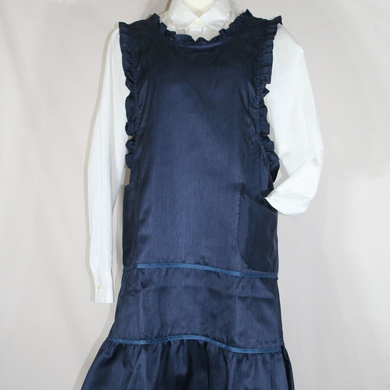 ドレスエプロン フリル 日本製 AD0004 | Decorous Japan ドレスエプロン フリル 日本製 AD0004 | Decorous Japan