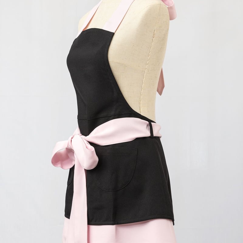 ドレスエプロン レイヤードリボン 日本製 AD0001 | Decorous Japan