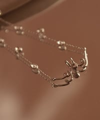 M  choker necklace（SILVER）