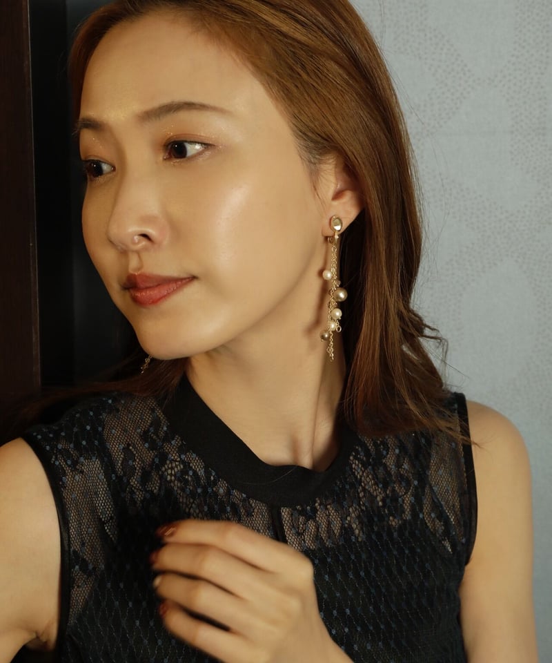 New Shiny Multi Pierce /earring （Gold Multi） |
