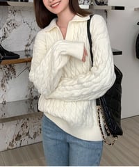 CHUNKY CABLE KNIT T2275
