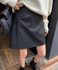 fake leather skirt B1153