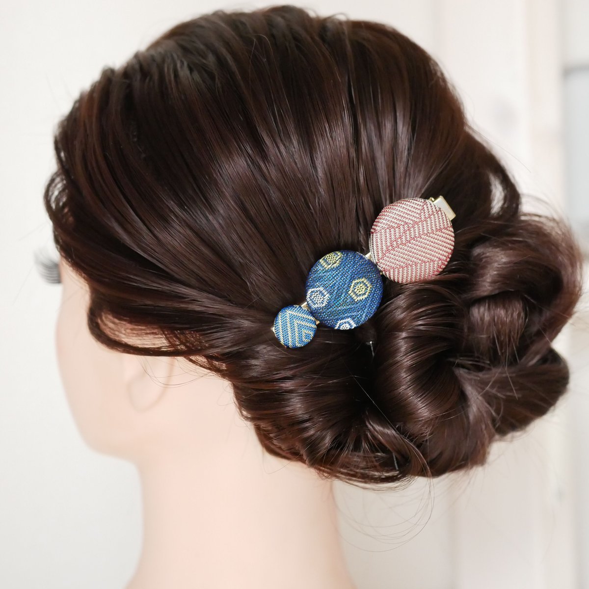 ꫛꫀꪝ【ふわもこくるみボタン】ベビーヘアクリップ　キッズヘアクリップ　包みボタン ꫛꫀꪝ【ふわもこくるみボタン】ベビーヘアクリップ キッズヘア