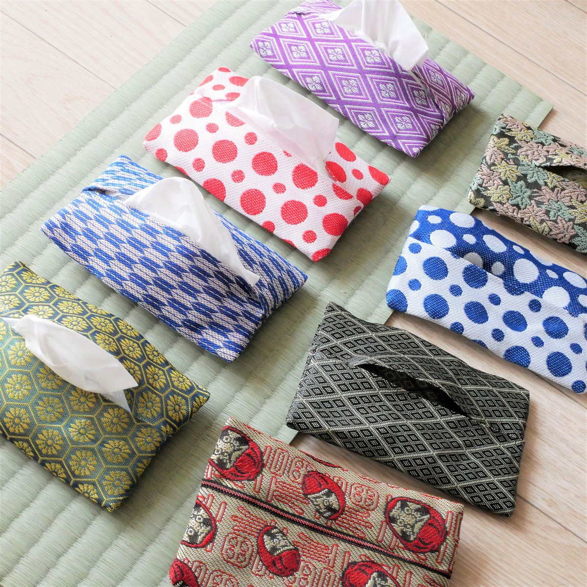 選べる！ポケット付き畳縁ポケットティッシュカバー | iwasaki.tatami