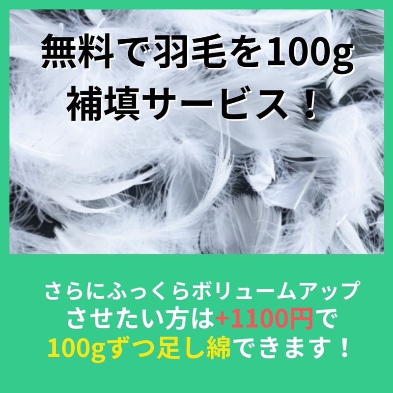 ダブルサイズ　クリーニング済み　羽毛布団　リフォーム済み 羽毛布団リフォーム【シングルSIZE ➡ ダブルSIZE】 | 羽毛布団の宅配
