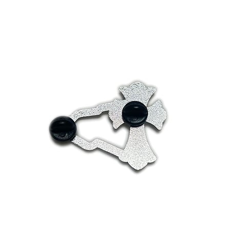 FLAME LOGO CROSS PIN