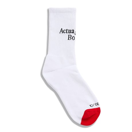 ASb Socks (White/Black) by Actual Source