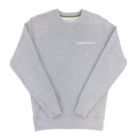Extended Wear Crew Sweat [Gray] by Actual Source