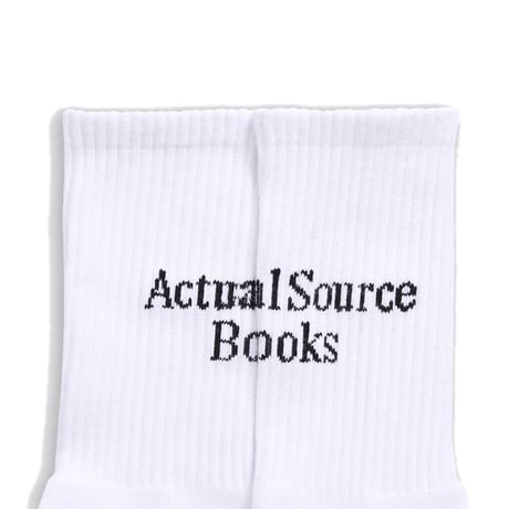 ASb Socks (White/Black) by Actual Source