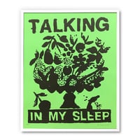 “Talking in My Sleep” Screen Print by B.Thom Stevenson [額装付き]