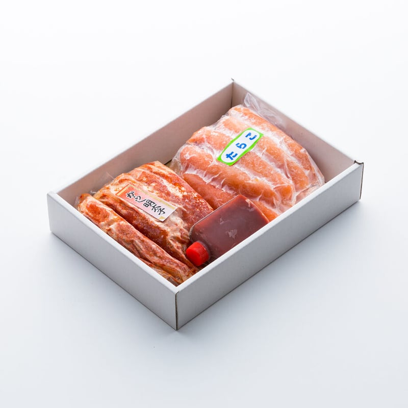 北海道噴火湾産】 たら子・明太子セット(無着色)/ 各250g 北海道噴火湾産】 たら子・明太子セット(無着色)/ 各250g