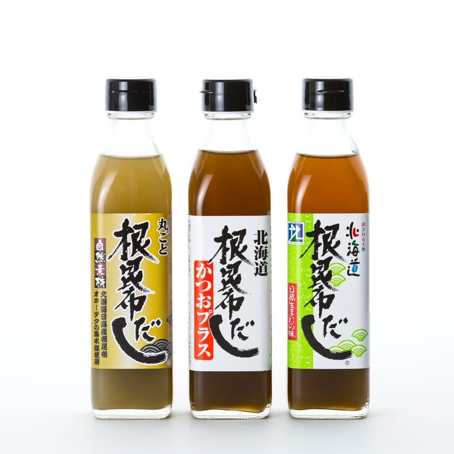 日高産根昆布使用】北海道昆布だしセット ／全3種（各種1本） | 吉池
