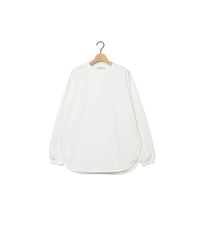 OPENEND round hem tee / amn-CS-083 / White