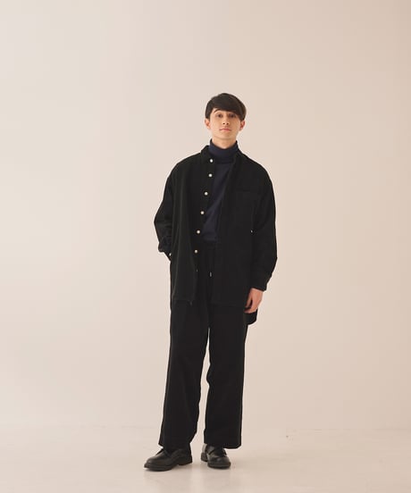 ８CORDUROY orca's baggy / amn-PT-034 / Black