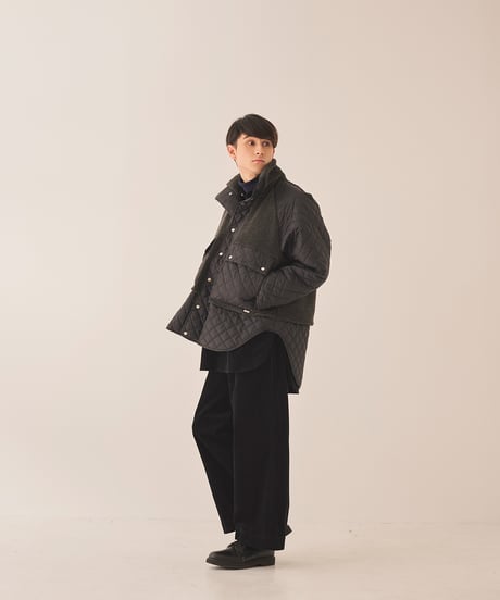 ８CORDUROY orca's baggy / amn-PT-034 / Black