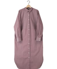 STRIPE bias dress / amn-DR-007 / Bordeaux