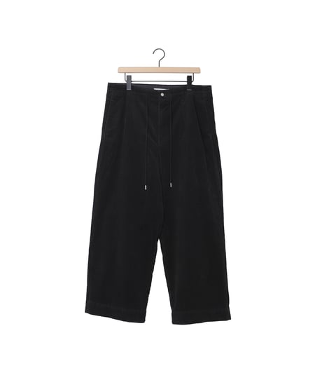 ８CORDUROY orca's baggy / amn-PT-034 / Black