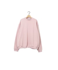 FRENCH TERRY oval crew / amn-CS-084 / Pink