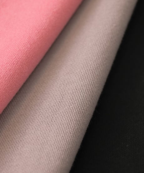 MINI TERRY half sleeve crew / amn-CS-075 / Pink