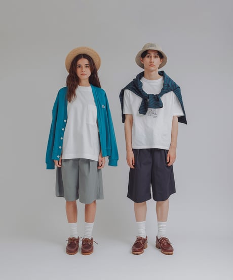BORDER gride basque Ⅲ / amn-CS-073 / Navy_Green
