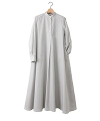 PIMA STRIPE cone dress / amn-DR-010 / Gray