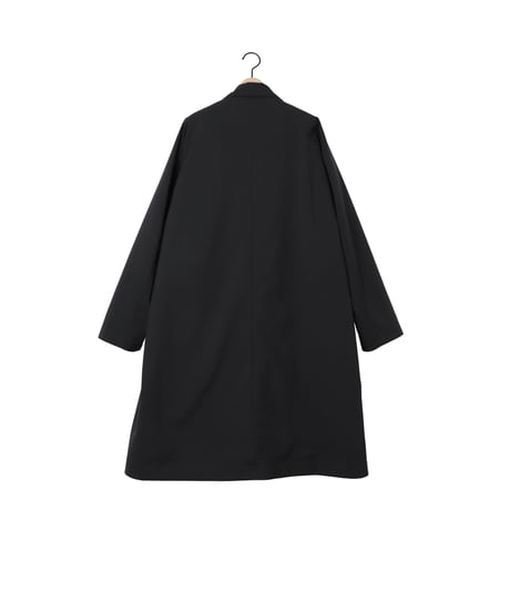 NYLON OX covered coat / amn-CT-016 / Black